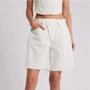 NWOT WE THE FREE Boomerang Long Denim Shorts